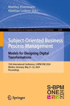 Cover Subject-Oriented Business Process Management. Models for Designing Digital Transformations (eBook, PDF)