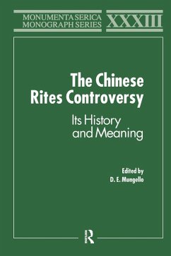 Cover The Chinese Rites Controversy (eBook, PDF)