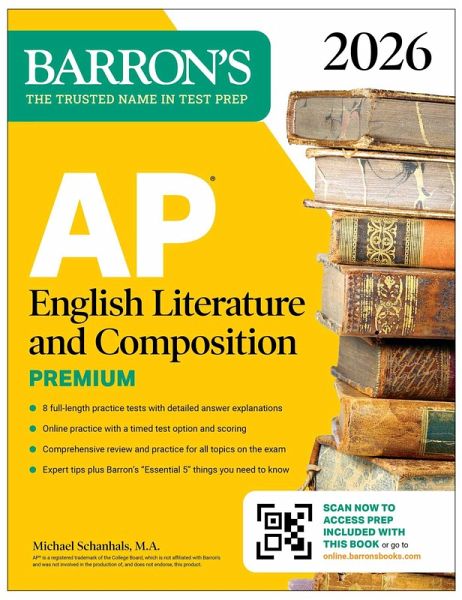 AP English Literature and Composition Premium, 2026: Prep Book with 8 Practice Tests + Online Practice (eBook, ePUB) AP English Literature and Composition Premium, 2026: Prep Book with 8 Practice Tests + Online Practice (eBook, ePUB)
