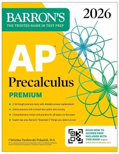 AP Precalculus Premium, 2026: Prep Book with 3 Practice Tests + Comprehensive Review + Online Practice (eBook, ePUB) - Barron's Educational Series; Pawlowski-Polanish, Christina