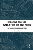 Decoding Teacher Well-being in Rural China (eBook, ePUB)