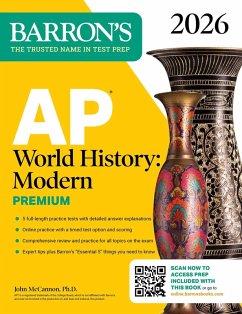 Cover AP World History: Modern Premium, 2026: Prep Book With 5 Practice Tests + Comprehensive Review + Online Practice (eBook, ePUB)
