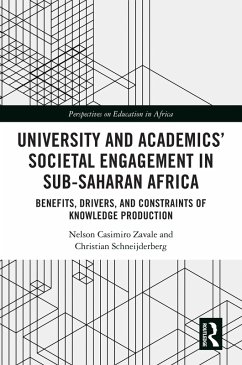 Cover University and Academics' Societal Engagement in Sub-Saharan Africa (eBook, ePUB)