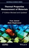 Thermal Properties Measurement of Materials (eBook, ePUB)