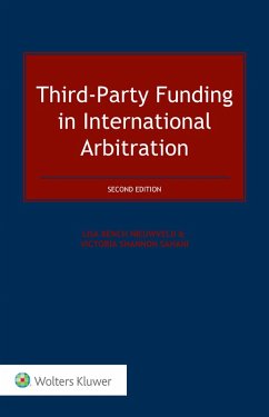 Third-Party Funding in International Arbitration (eBook, PDF) - Nieuwveld, Lisa Bench; Sahani, Victoria Shannon