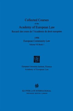 Collected Courses of the Academy of European Law 1996 vol. VII - 1 (eBook, PDF) - Law, Academy Of European