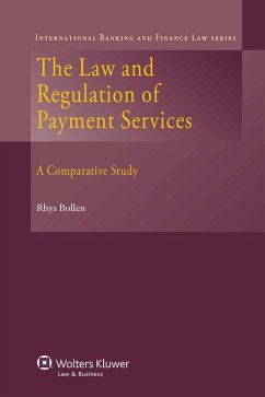 Cover Law and Regulation of Payment Services (eBook, PDF)