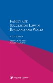 Family and Succession Law in England and Wales (eBook, PDF)