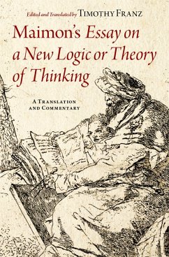 Cover Maimon's Essay on a New Logic or Theory of Thinking (eBook, PDF)