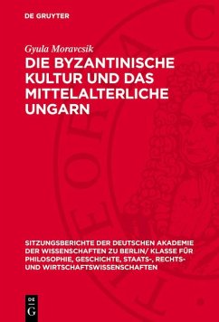 Cover Die byzantinische Kultur und das mittelalterliche Ungarn (eBook, PDF)