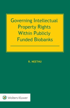 Cover Governing Intellectual Property Rights Within Publicly Funded Biobanks (eBook, PDF)