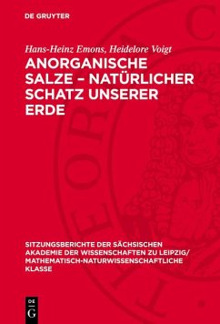 Cover Anorganische Salze - Natürlicher Schatz unserer Erde (eBook, PDF)