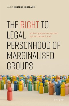 Cover The Right to Legal Personhood of Marginalised Groups (eBook, PDF)