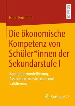 Cover Die ökonomische Kompetenz von Schüler*innen der Sekundarstufe I (eBook, PDF)
