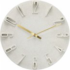 Hama Wanduhr Korfu beige 30cm 3D Ziffern 185880 Hama Wanduhr Korfu beige 30cm 3D Ziffern 185880
