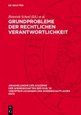 Grundprobleme der rechtlichen Verantwortlichkeit (eBook, PDF)