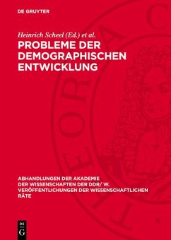 Cover Probleme der demographischen Entwicklung (eBook, PDF)