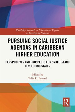 Cover Pursuing Social Justice Agendas in Caribbean Higher Education (eBook, PDF)