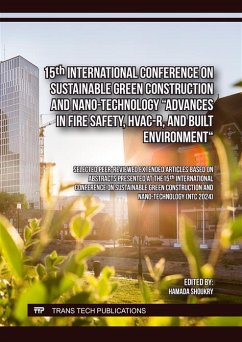 Cover 15th International Conference on Sustainable Green Construction and Nano-Technology 