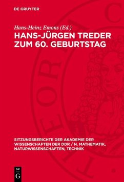 Cover Hans-Jürgen Treder zum 60. Geburtstag (eBook, PDF)