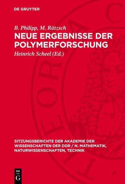 Neue Ergebnisse der Polymerforschung (eBook, PDF)