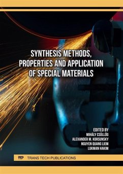 Cover Synthesis Methods, Properties and Application of Special Materials (eBook, PDF)