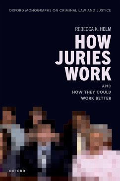 How Juries Work (eBook, PDF) - Helm, Rebecca K.