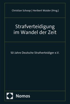 Cover Strafverteidigung im Wandel der Zeit (eBook, PDF)
