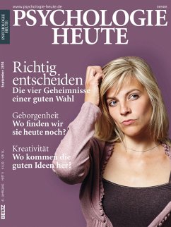 Cover Psychologie Heute 9/2014: Richtig entscheiden (eBook, PDF)