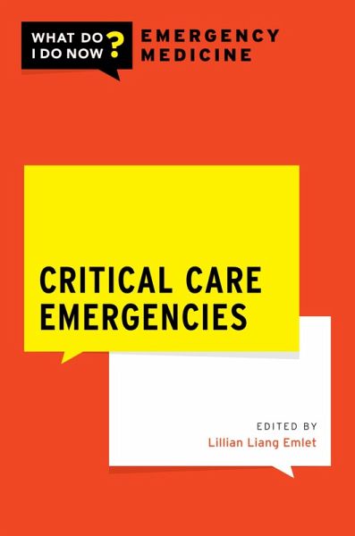 Critical Care Emergencies (eBook, PDF)
