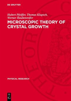 Cover Microscopic Theory of Crystal Growth (eBook, PDF)