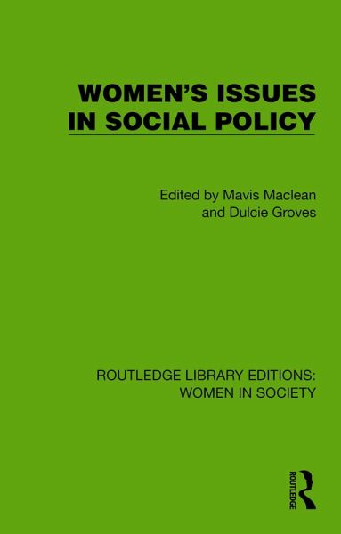 Women's Issues in Social Policy (eBook, PDF)