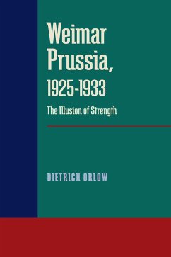 Cover Weimar Prussia, 1925-1933 (eBook, PDF)