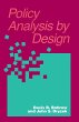 Policy Analysis by Design (eBook, PDF) - Bild 1
