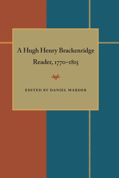Cover A Hugh Henry Brackenridge Reader, 1770-1815 (eBook, PDF)