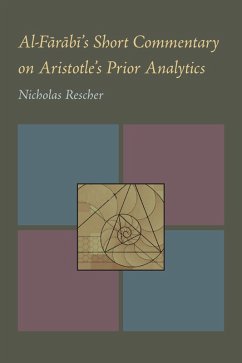 Cover Al-Farabi's Short Commentary on Aristotle's Prior Analytics (eBook, PDF)
