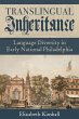 Translingual Inheritance (eBook, ePUB) - Bild 1