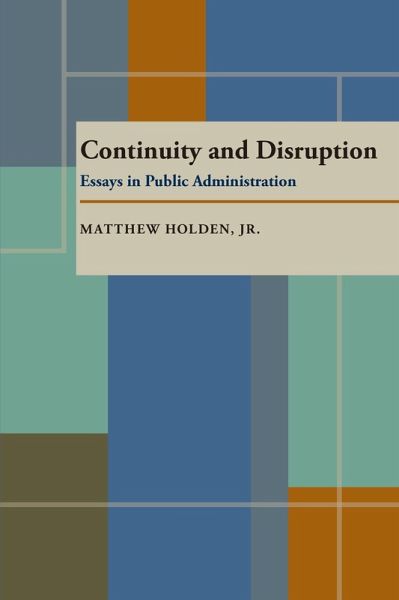 Continuity and Disruption (eBook, PDF)