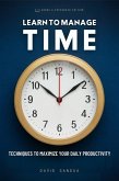 Learn to Manage Time (eBook, ePUB) Learn to Manage Time (eBook, ePUB)