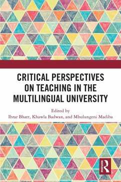 Cover Critical Perspectives on Teaching in the Multilingual University (eBook, ePUB)