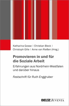 Cover Promovieren in und für die Soziale Arbeit (eBook, ePUB)