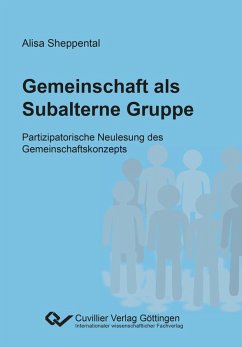 Cover Gemeinschaft als Subalterne Gruppe (eBook, PDF)