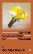 On the Calculation of Volume II (eBook,... - Bild 1