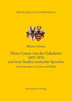 Cover Hans Conon von der Gabelentz (1807-1874) und seine Studien exotischer Sprachen (eBook, PDF)