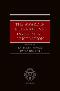 The Award in International Investment Arbitration (eBook, ePUB) - Fach Gómez, Katia; Titi, Catharine