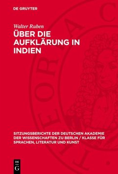 Cover Über die Aufklärung in Indien (eBook, PDF)