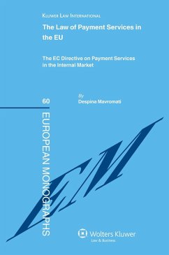 Cover Law of Payment Services in the EU (eBook, PDF)