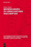 Bemerkungen zu griechischen Inschriften (eBook, PDF) Bemerkungen zu griechischen Inschriften (eBook, PDF)