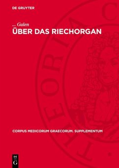 Über das Riechorgan (eBook, PDF) - Galen