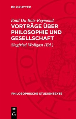 Cover Vorträge über Philosophie und Gesellschaft (eBook, PDF)
